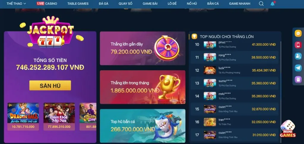 Jackpot Lũy Tiến Nohu 28